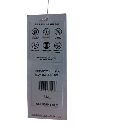 Spiritual Gangster Icon High Waisted Legging - Picture 10 of 10